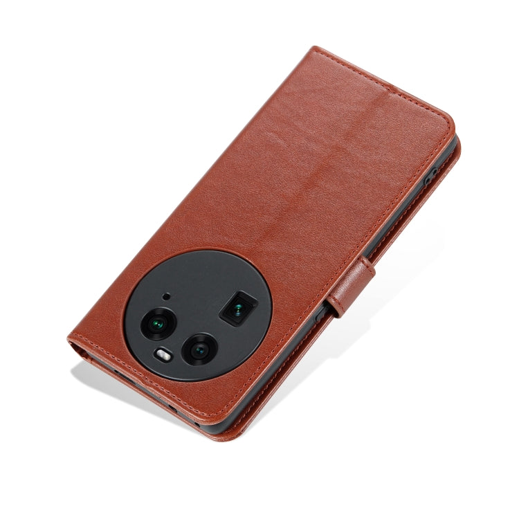 For OPPO Find X6 AZNS Sheepskin Texture Flip Leather Phone Case