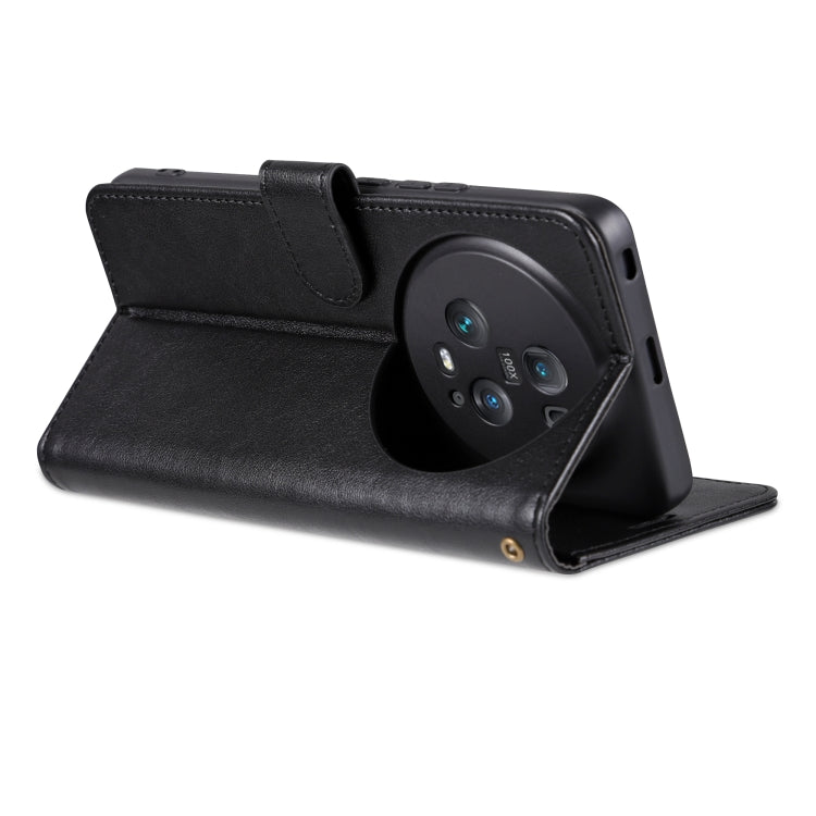 For Honor Magic5 AZNS Sheepskin Texture Flip Leather Phone Case