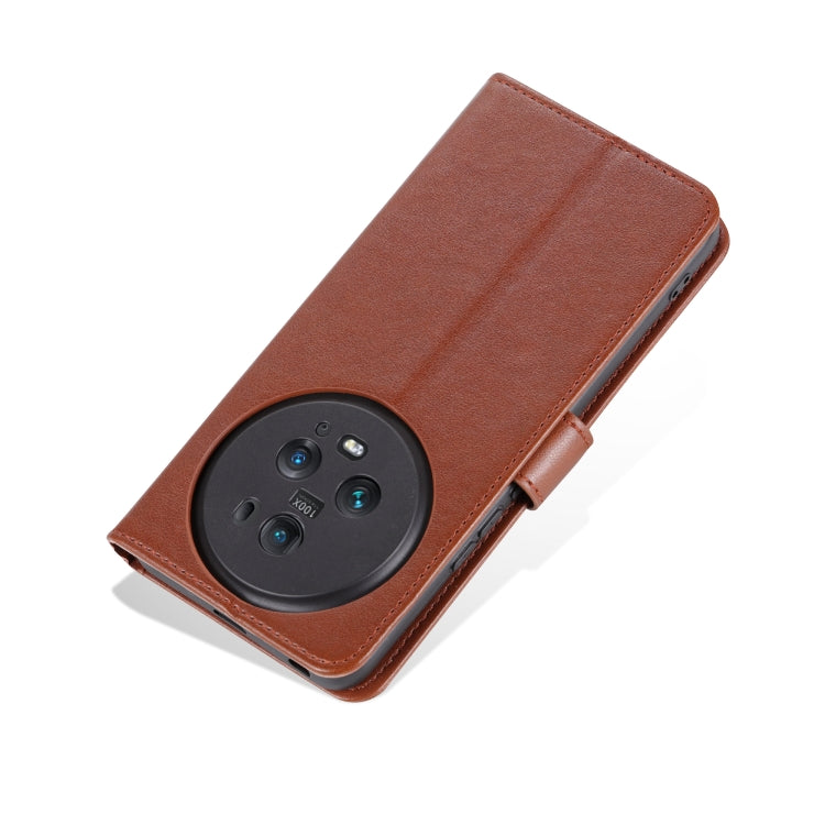 For Honor Magic5 AZNS Sheepskin Texture Flip Leather Phone Case