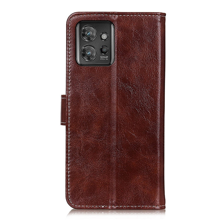 For Motorola ThinkPhone 5G Retro Crazy Horse Texture Leather Phone Case