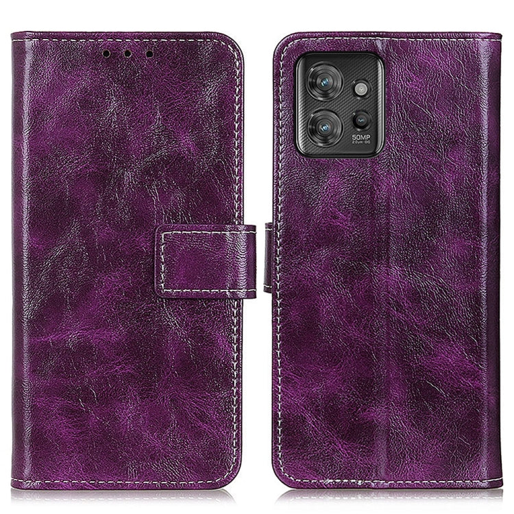 For Motorola ThinkPhone 5G Retro Crazy Horse Texture Leather Phone Case
