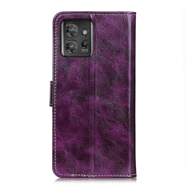 For Motorola ThinkPhone 5G Retro Crazy Horse Texture Leather Phone Case
