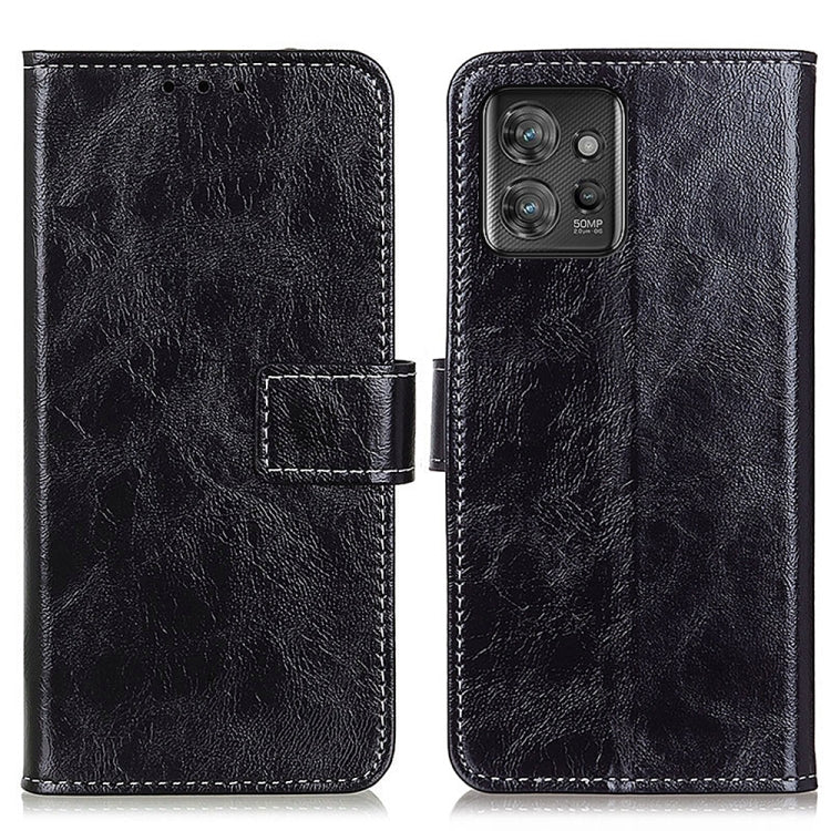 For Motorola ThinkPhone 5G Retro Crazy Horse Texture Leather Phone Case