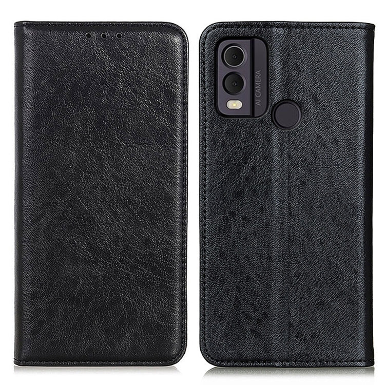 For Nokia C22 4G Magnetic Crazy Horse Texture Leather Phone Case