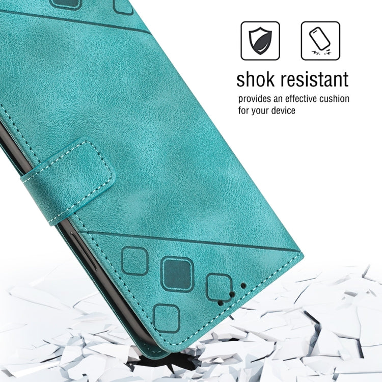 For Samsung Galaxy A02s 166mm Skin-feel Embossed Leather Phone Case