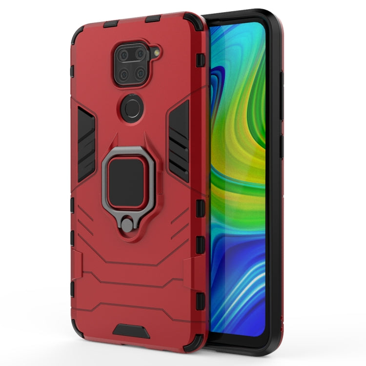 For Xiaomi Redmi Note 9 PC + TPU Anti-fall Protective Case with Ring Holder