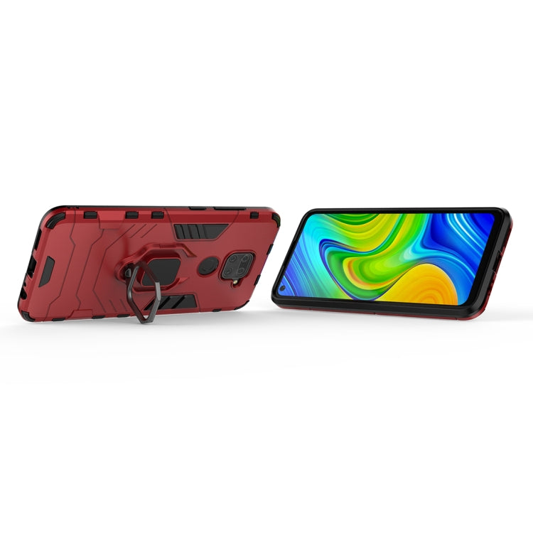 For Xiaomi Redmi Note 9 PC + TPU Anti-fall Protective Case with Ring Holder