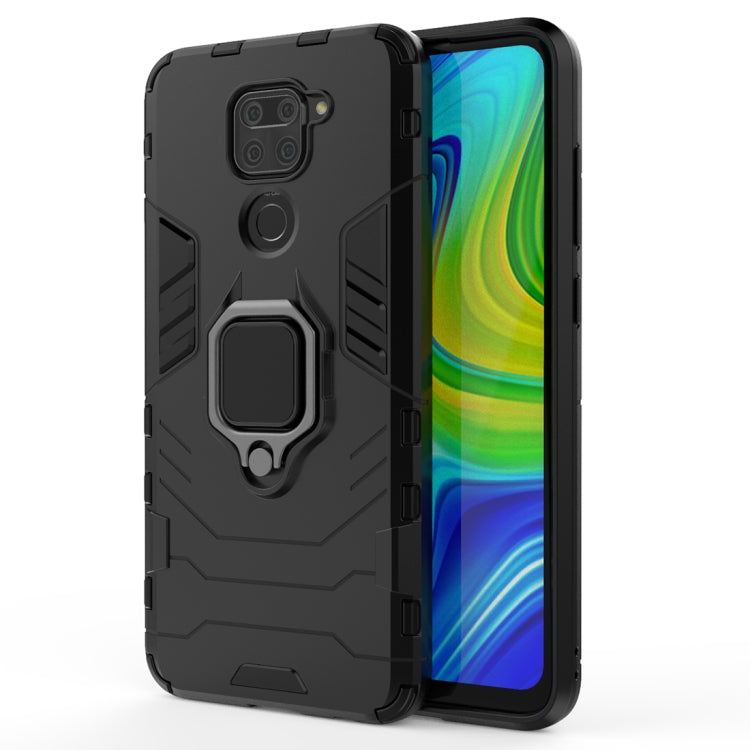 For Xiaomi Redmi Note 9 PC + TPU Anti-fall Protective Case with Ring Holder