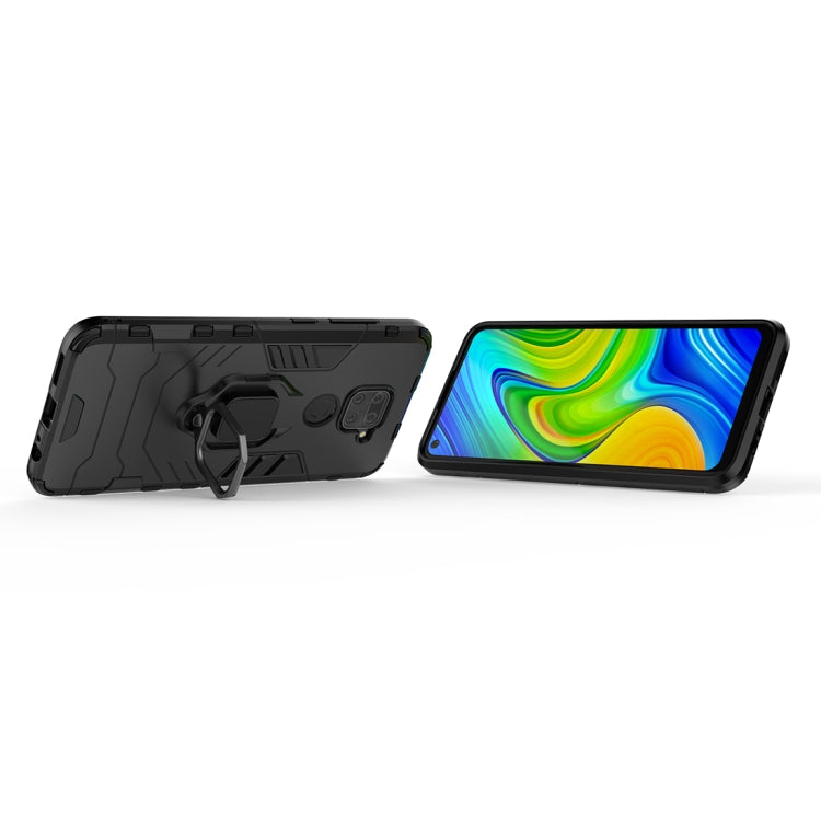 For Xiaomi Redmi Note 9 PC + TPU Anti-fall Protective Case with Ring Holder