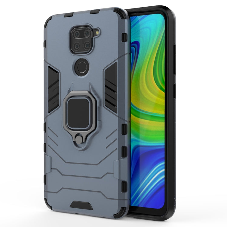 For Xiaomi Redmi Note 9 PC + TPU Anti-fall Protective Case with Ring Holder