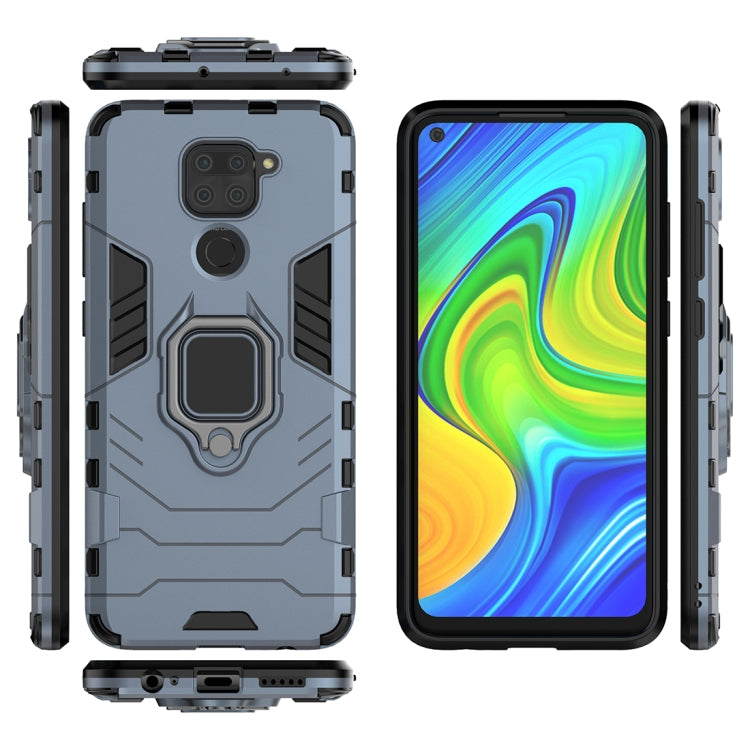 For Xiaomi Redmi Note 9 PC + TPU Anti-fall Protective Case with Ring Holder