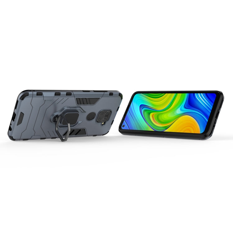 For Xiaomi Redmi Note 9 PC + TPU Anti-fall Protective Case with Ring Holder