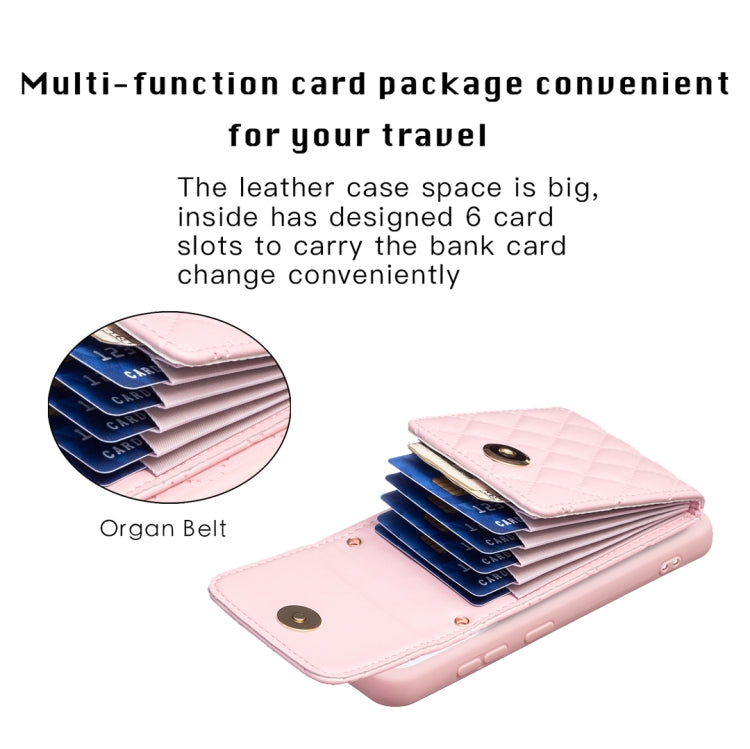 For Samsung Galaxy S23 5G Vertical Wallet Rhombic Leather Phone Case