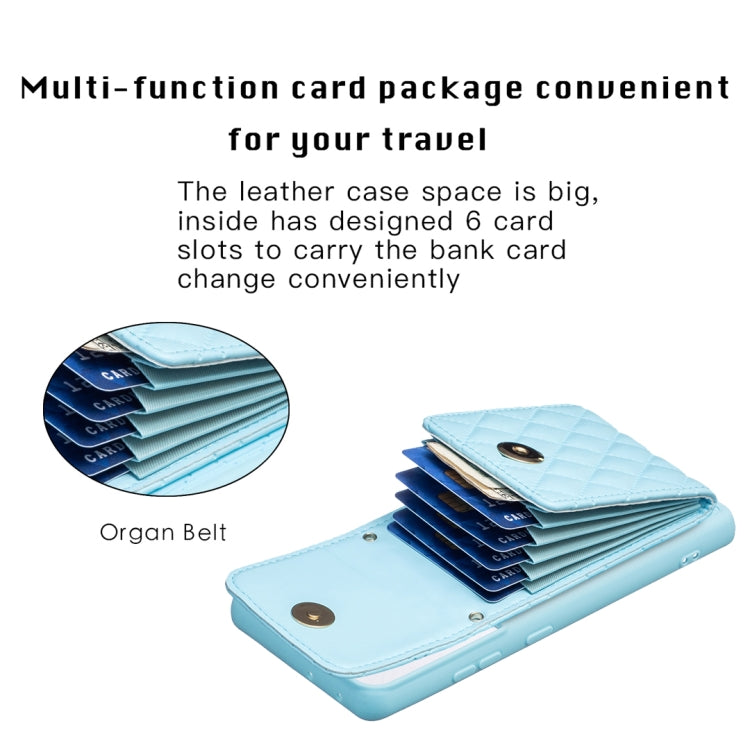 For Samsung Galaxy S21 Ultra 5G Vertical Wallet Rhombic Leather Phone Case