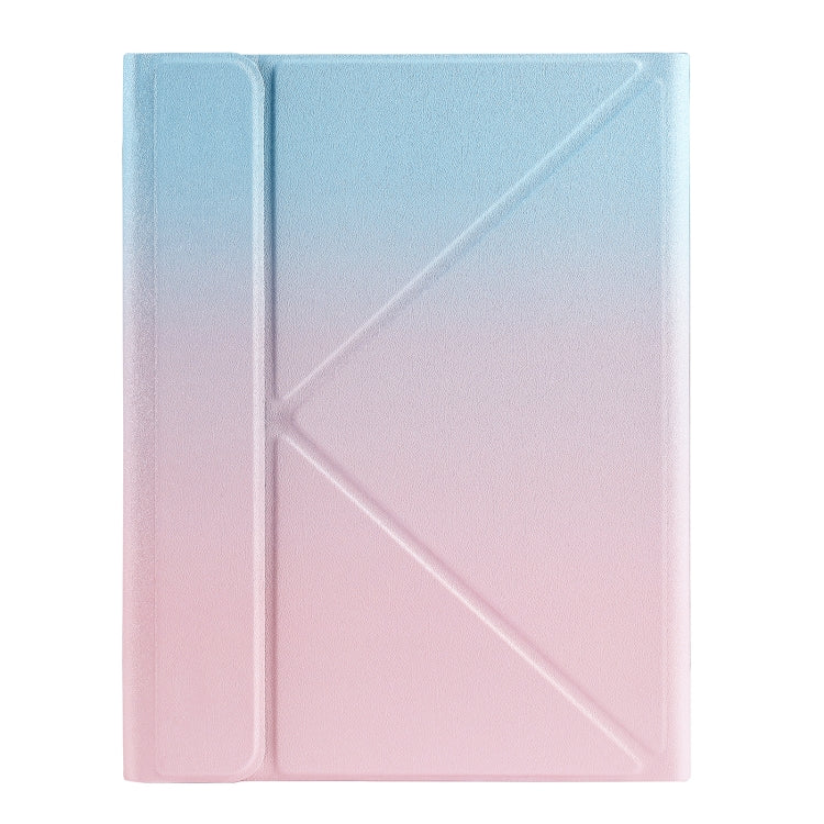 For iPad 10th Gen 10.9 2022 B10 Triangle Holder Tablet Bluetooth Keyboard Leather Case
