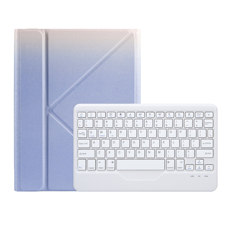 For iPad 10th Gen 10.9 2022 B10 Triangle Holder Tablet Bluetooth Keyboard Leather Case