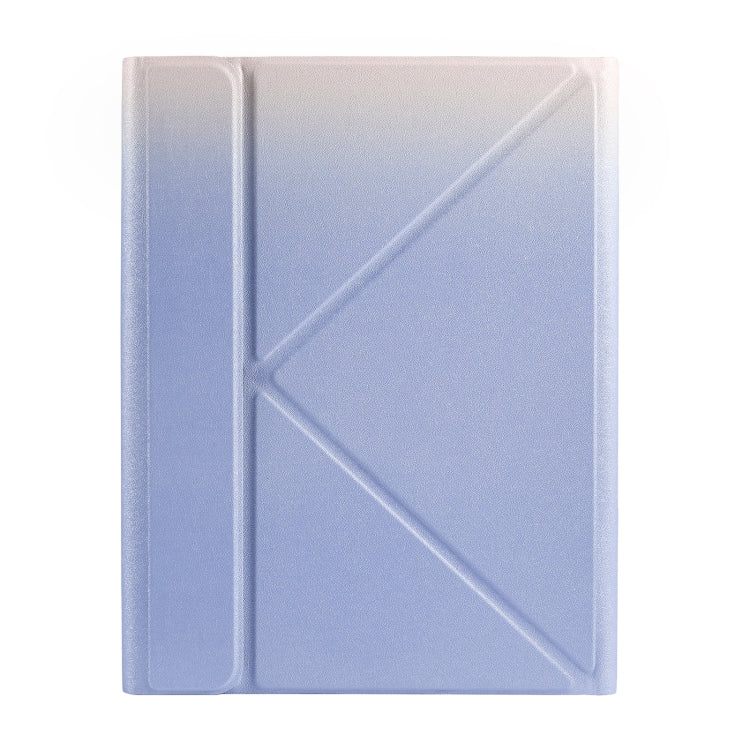 For iPad 10th Gen 10.9 2022 B10 Triangle Holder Tablet Bluetooth Keyboard Leather Case