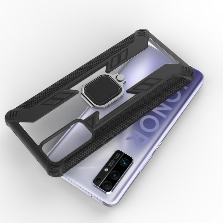 For Huawei Honor 30 PC + TPU Anti-fall Protective Case with Invisible Ring Holder(Red)