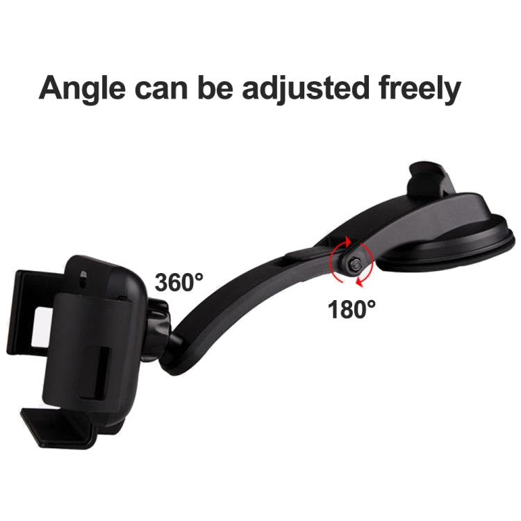 For Samsung Galaxy Z Fold4 / 3 S1 Car Horizontal Navigation Phone Holder Wireless Charger(Black)