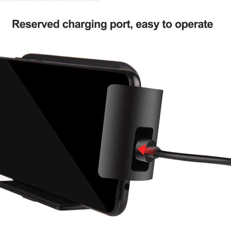 For Samsung Galaxy Z Fold4 / 3 S1 Car Horizontal Navigation Phone Holder Wireless Charger(Black)