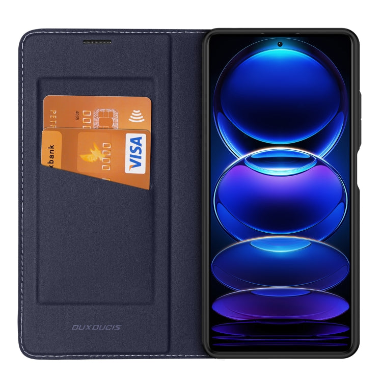 For Xiaomi Redmi Note 12 Pro+ 5G DUX DUCIS Skin X2 Series Horizontal Flip Leather Phone Case