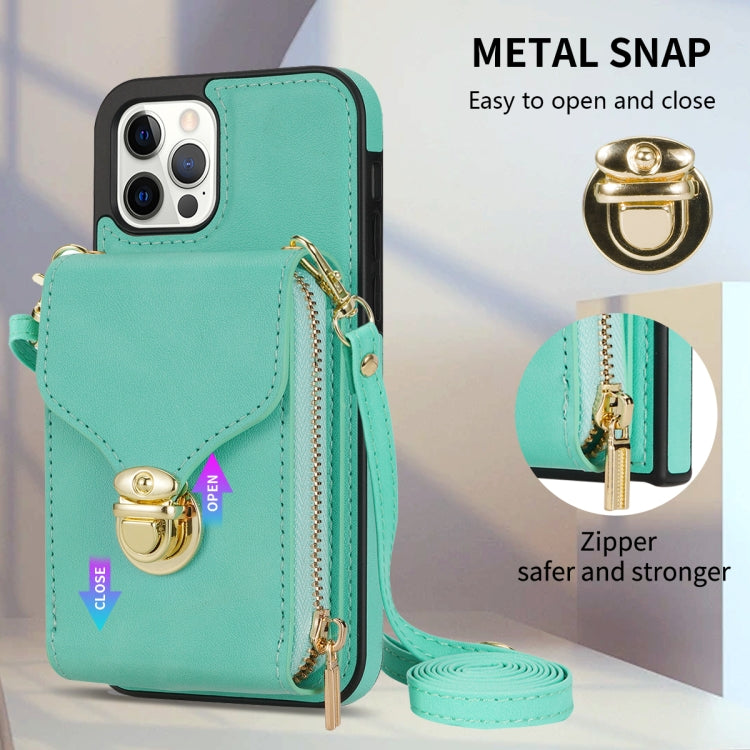 For iPhone 11 Pro Max Zipper Hardware Card Wallet Phone Case