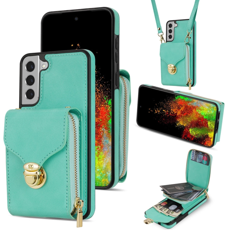 For Samsung Galaxy S21+ 5G Zipper Hardware Card Wallet Phone Case