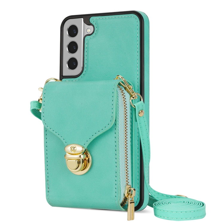 For Samsung Galaxy S21+ 5G Zipper Hardware Card Wallet Phone Case