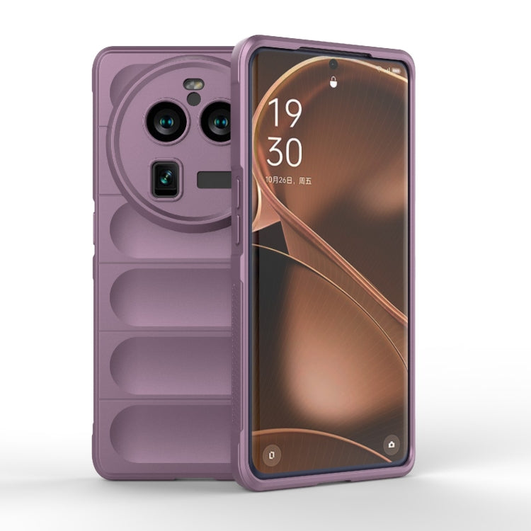 For OPPO Find X6 Pro 5G Magic Shield TPU + Flannel Phone Case