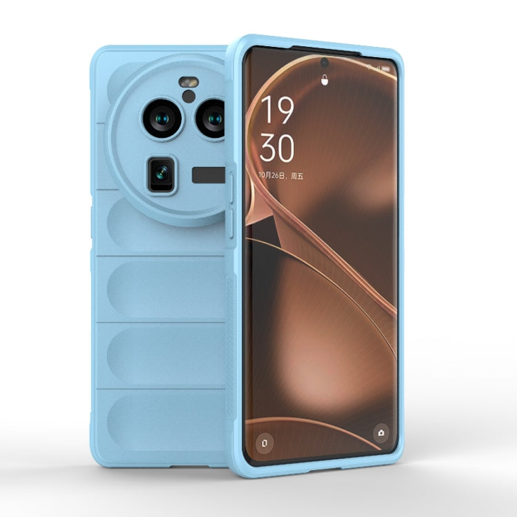 For OPPO Find X6 Pro 5G Magic Shield TPU + Flannel Phone Case