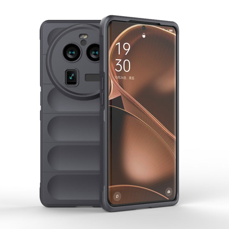 For OPPO Find X6 Pro 5G Magic Shield TPU + Flannel Phone Case