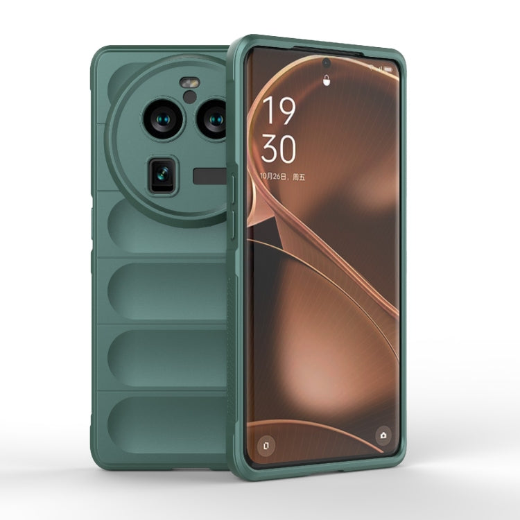 For OPPO Find X6 Pro 5G Magic Shield TPU + Flannel Phone Case