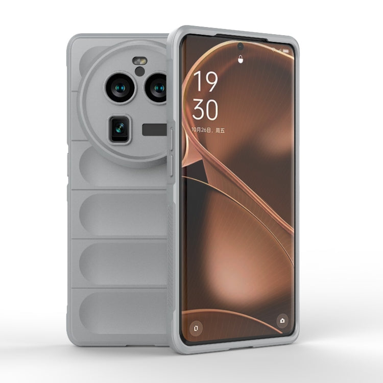 For OPPO Find X6 Pro 5G Magic Shield TPU + Flannel Phone Case