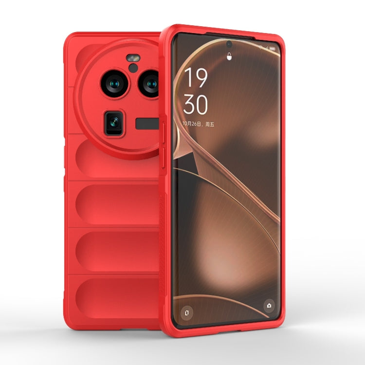 For OPPO Find X6 Pro 5G Magic Shield TPU + Flannel Phone Case