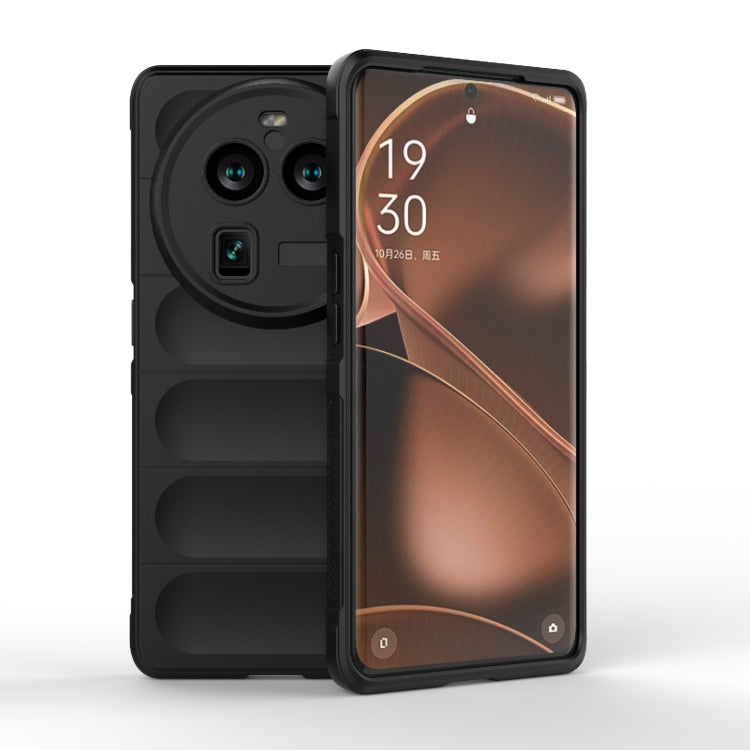For OPPO Find X6 Pro 5G Magic Shield TPU + Flannel Phone Case
