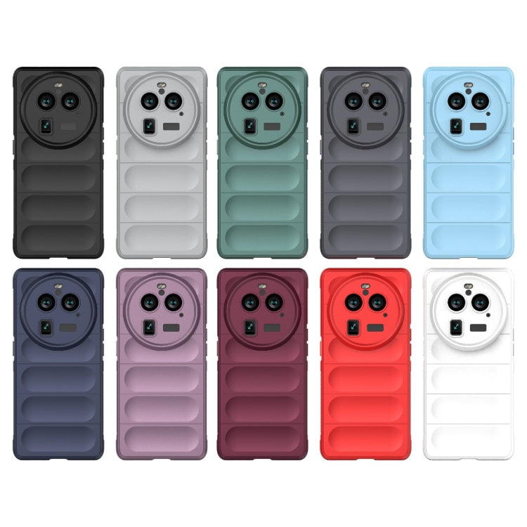 For OPPO Find X6 Pro 5G Magic Shield TPU + Flannel Phone Case