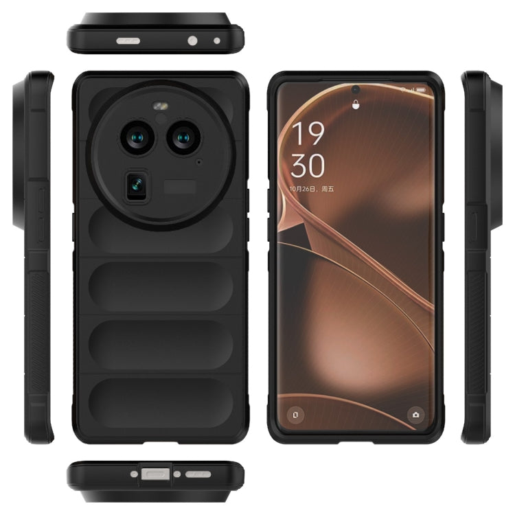 For OPPO Find X6 Pro 5G Magic Shield TPU + Flannel Phone Case