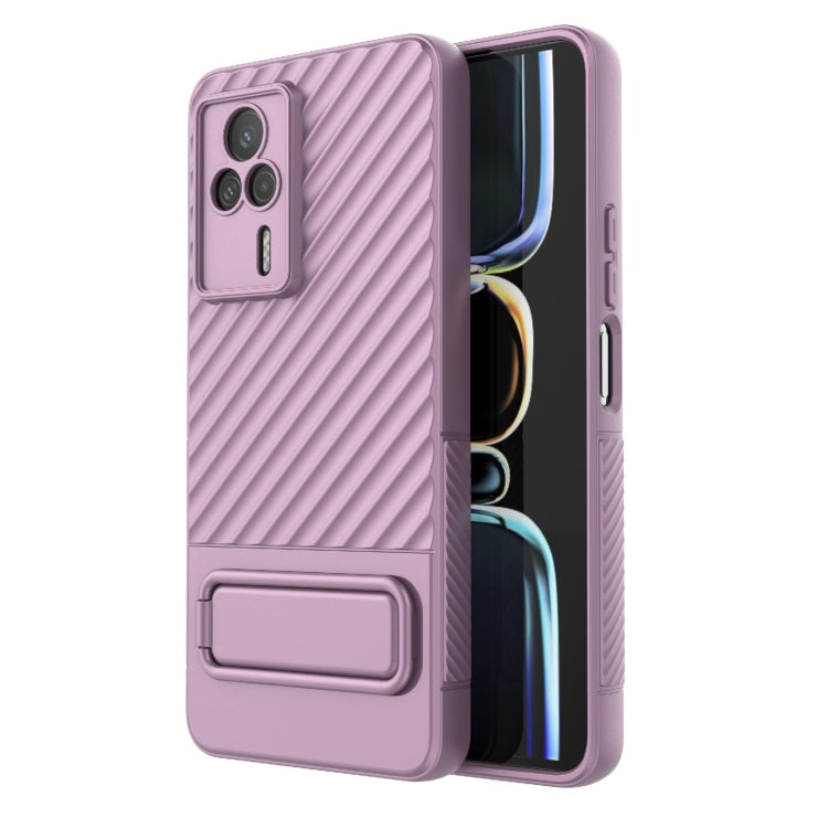 For Xiaomi Redmi K60E Wavy Texture TPU Phone Case with Lens Film