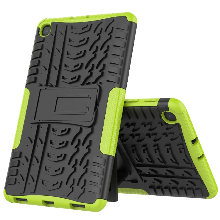 For Samsung Galaxy Tab A 8.4 2020 Tire Texture Shockproof TPU + PC Protective Case with Holder