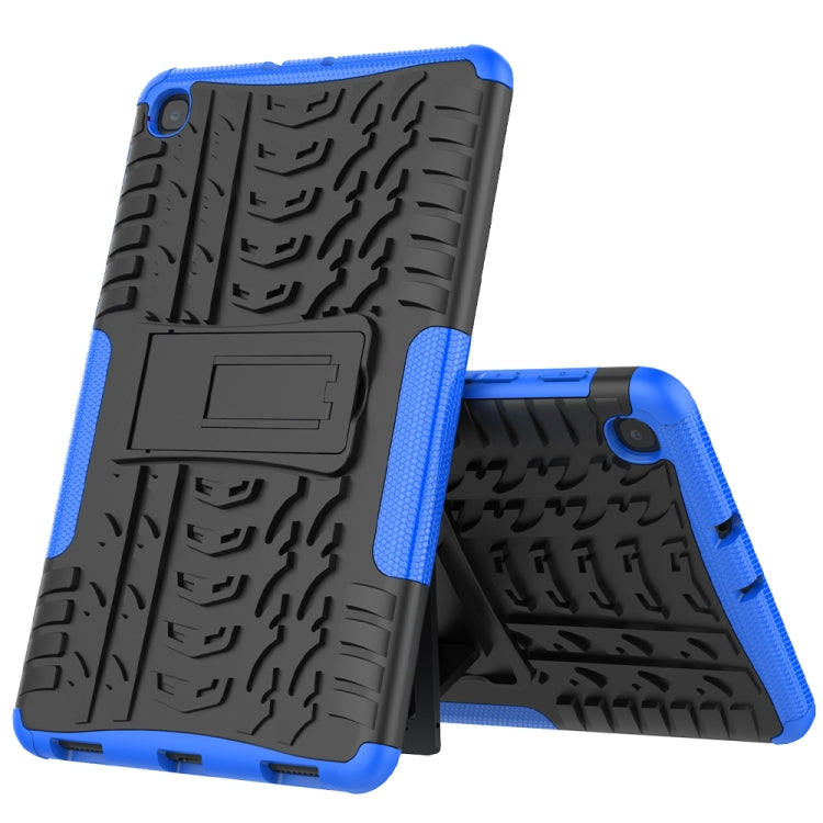 For Samsung Galaxy Tab A 8.4 2020 Tire Texture Shockproof TPU + PC Protective Case with Holder