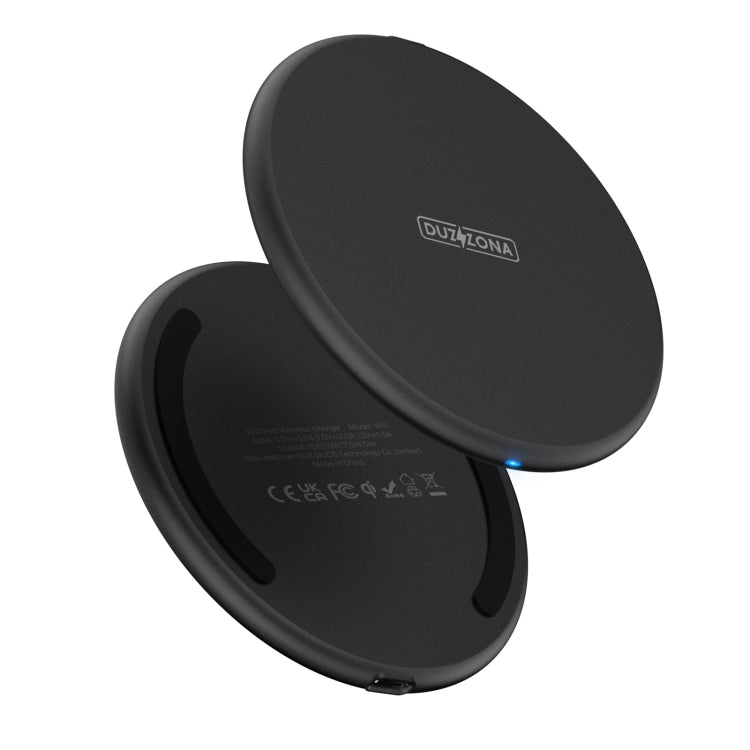 DUZZONA W11 15W Desktop Qi Wireless Charger(Black)