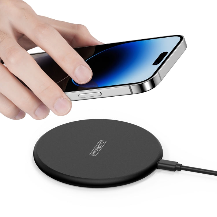 DUZZONA W11 15W Desktop Qi Wireless Charger(Black)