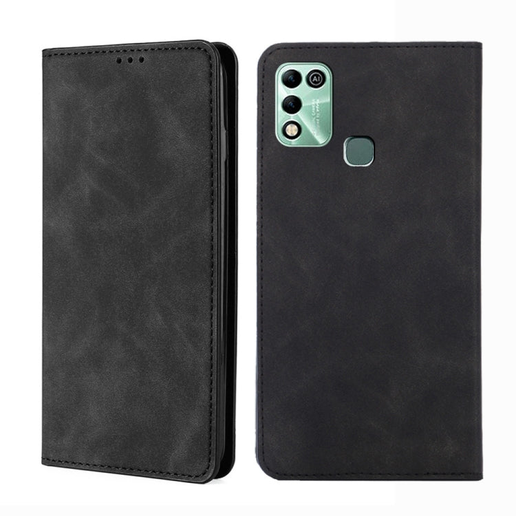 For Infinix Hot 11 Play Skin Feel Magnetic Horizontal Flip Leather Phone Case