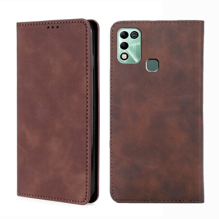 For Infinix Hot 11 Play Skin Feel Magnetic Horizontal Flip Leather Phone Case