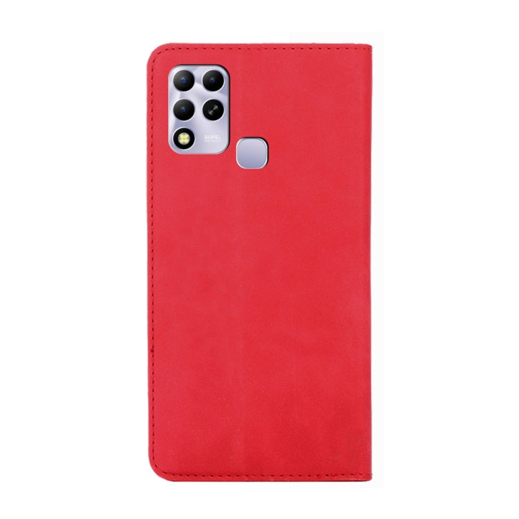 For Infinix Hot 11 RU Version Skin Feel Magnetic Horizontal Flip Leather Phone Case