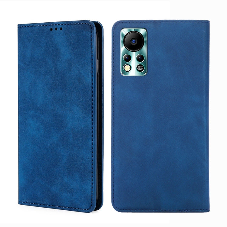 For Infinix Hot 11s NFC Skin Feel Magnetic Horizontal Flip Leather Phone Case