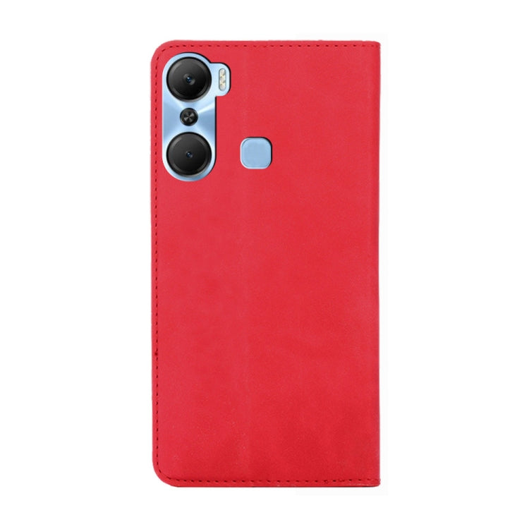 For Infinix Hot 12 Pro Skin Feel Magnetic Horizontal Flip Leather Phone Case