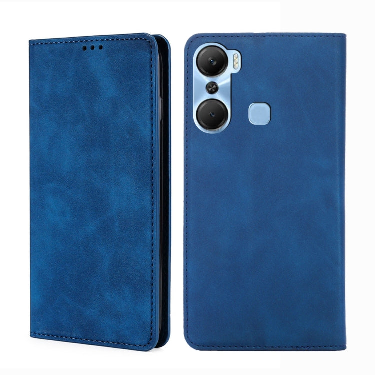 For Infinix Hot 12 Pro Skin Feel Magnetic Horizontal Flip Leather Phone Case