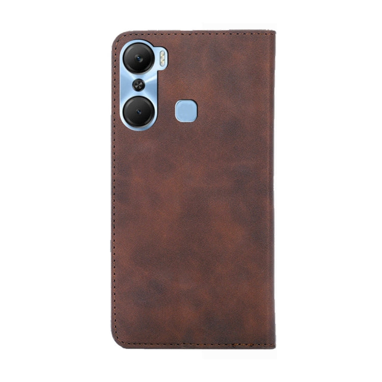 For Infinix Hot 12 Pro Skin Feel Magnetic Horizontal Flip Leather Phone Case