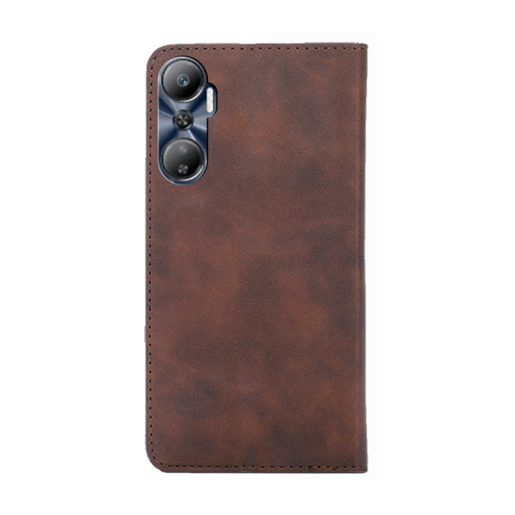 For Infinix Hot 20 4G Skin Feel Magnetic Horizontal Flip Leather Phone Case